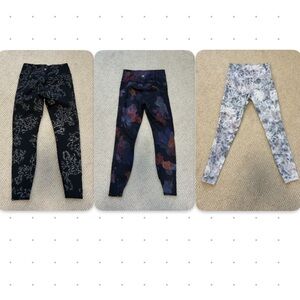 3 PAIRS OF ATHLETA LEGGINGS